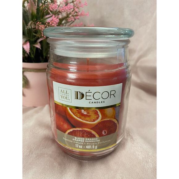 VINTAGE DECOR All You Things You Candle BLOOD ORANGE Scented 17 oz/ 481.9g - Picture 2 of 6
